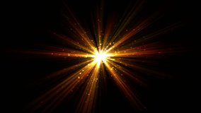 Bright Star and Light Animation - Loop Orange - Powered by Shutterstock - Get 15% off with code: PIKWIZARD15