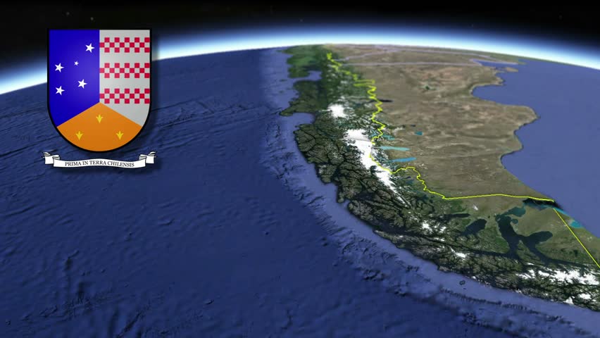 Magallanes y la Antartica Chilena white Coat of arms animation map
Regions of Chile
Magallanes y la Antartica Chilena white Coat of arms animation map
