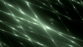 VJ Animation background with lines and sparkles on black background. Abstract green bright mosaic. Seamless loop. Seamless loop. More videos in my portfolio.