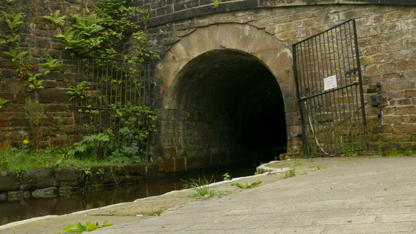Barge emerging from Britain