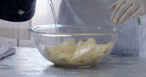 make artisan cheese 4k close up