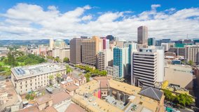 4k timelapse video of downtown Adelaide in the daytime