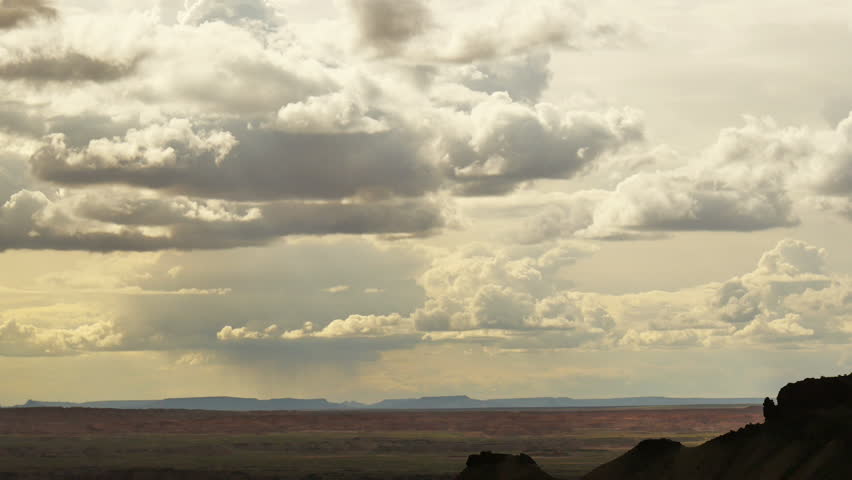 Petrified Forest Painted Desert 02 Time Lapse Thunderstorm