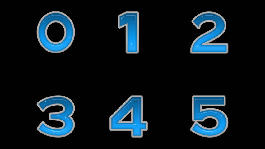 Очки число. Numbers in circles. Видео число яазик.