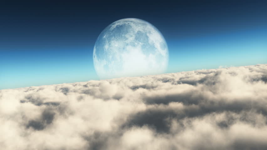 fly moon 4k