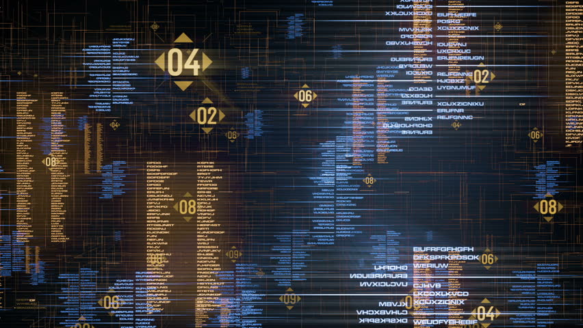 Blue and orange digital abstract in a dark background - Powered by Shutterstock - Get 15% off with code: PIKWIZARD15