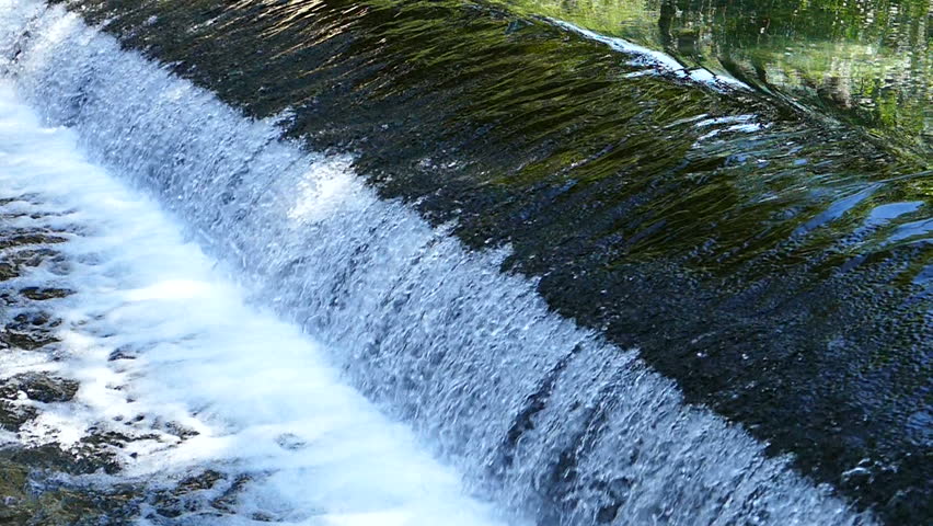 Cascade Mountain river / Slow motion