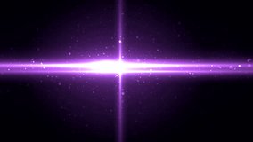 Abstract violet background. Animation background with rays and sparkles. VJ Seamless loop. Set the video in my portfolio.