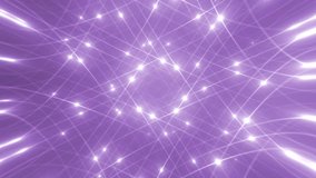VJ Abstract Motion. Disco Violet Background with circles and stars. Abstract animated motion background of spinning spheres with lines. Seamless loop. Set the video in my portfolio