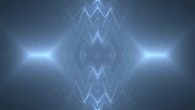 VJ Fractal blue kaleidoscopic background. Background motion with fractal design. Disco spectrum lights concert spot bulb. More sets footage in my portfolio. 