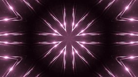 Fractal pink kaleidoscopic background. Background motion with fractal design. Disco spectrum lights concert spot bulb. More sets footage in my portfolio. 
