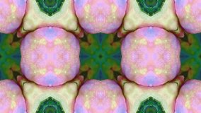 Multicolor decorative video - kaleidoscope