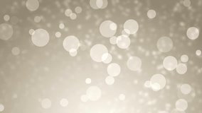 Lights gold bokeh background. High Definition abstract motion backgrounds ideal for editing. VJ Elegant abstract. Christmas Animated Background. loop able abstract background circles.
