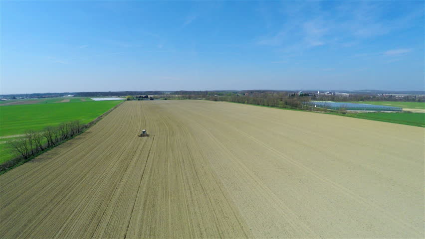 huge farm field above nature around Stock Footage Video (100% Royalty ...