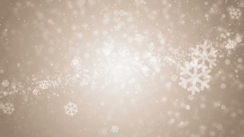 White glitter background - seamless loop, winter theme. VJ Elegant abstract with snowflakes. Christmas Animated Orange Background. loop able abstract background circles.