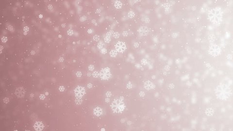 White glitter background - seamless loop, winter theme. VJ Elegant abstract with snowflakes. Christmas Animated Red Background. loop able abstract background circles.