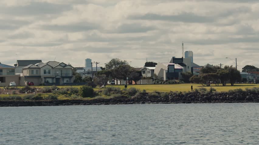 Melbourne, Australia From the water, a different perspective. Port Phillip Bay.
