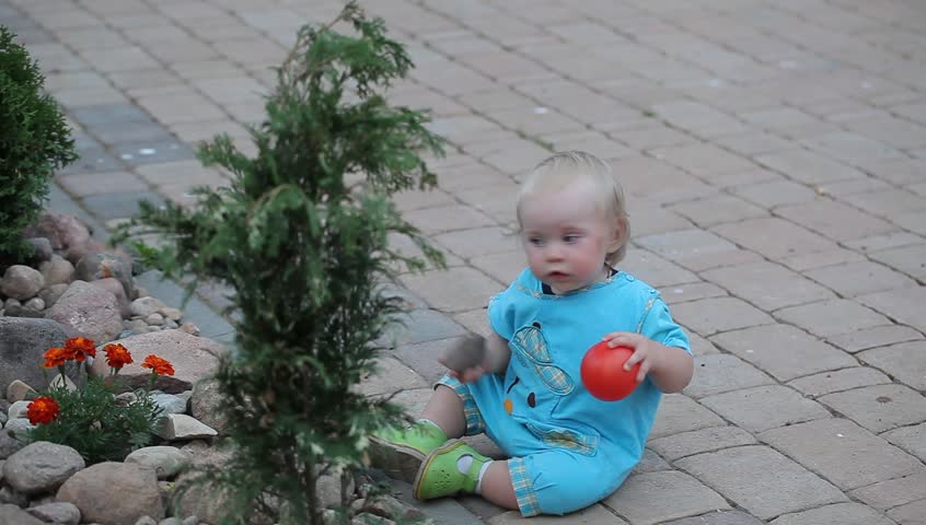 baby learning to walk