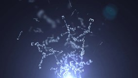 The theory of relativity. Flying formula. Einstein's law. concept of Education - Powered by Shutterstock - Get 15% off with code: PIKWIZARD15