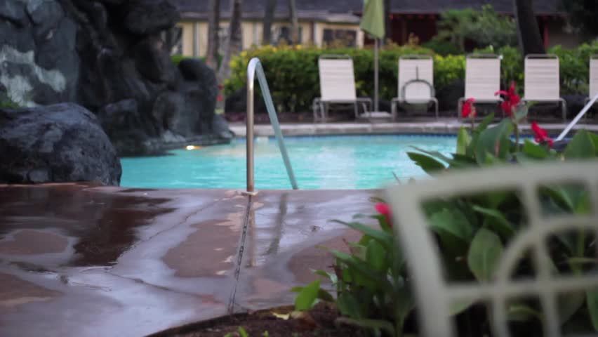 A beautiful exotic swimming pool at a 5 star resort