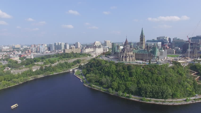 Aerial view of Ottawa Canada