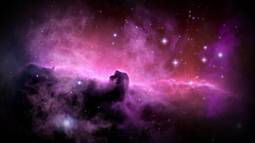 Animated Nebula of the Horse Stock Footage Video (100% Royalty-free ...