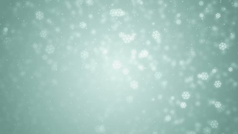 White glitter background - seamless loop, winter theme. VJ Elegant abstract with snowflakes. Christmas Animated Blue Background. loop able abstract background circles. 