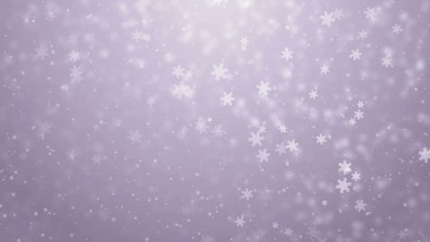 White glitter background - seamless loop, winter theme. VJ Elegant abstract with snowflakes. Christmas Animated Violet Background. loop able abstract background circles. 