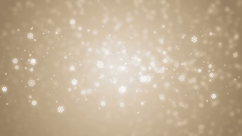 White glitter background - seamless loop, winter theme. VJ Elegant abstract with snowflakes. Christmas Animated Orange Background. loop able abstract background circles. 