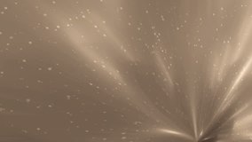 Abstract beige background. Animation background with rays and sparkles. Seamless loop. Set the video in my portfolio. 