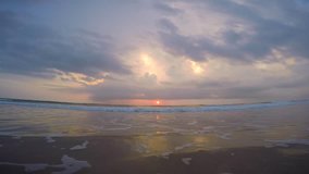 Sunrise at the beach Atlantic Ocean surf Florida
