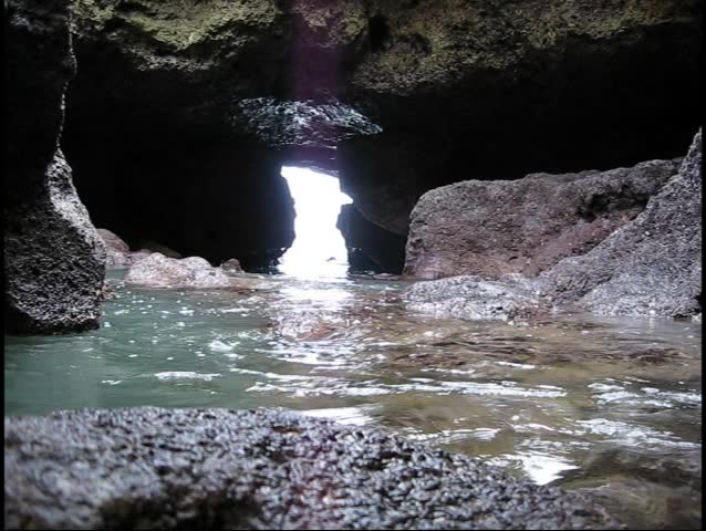 Flowing Water in a Cave
