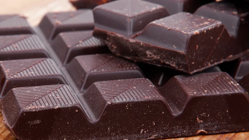 Split Bar Of Dark Chocolate Stock Footage Video 100 Royalty Free Shutterstock