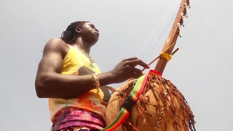  An african musical string instrument , Abidjan Ivory Cost, June 2015