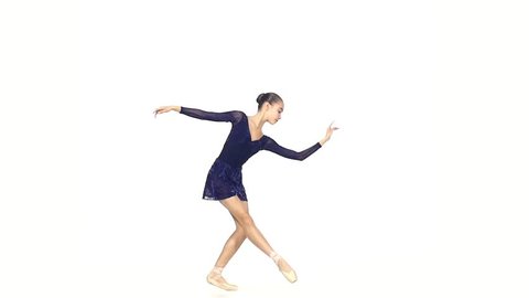 Young Balet Dancer Isolated On % royaltyfri) 11663924 | Shutterstock
