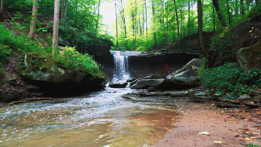 Waterfall in the Cuyahoga Valley National Park