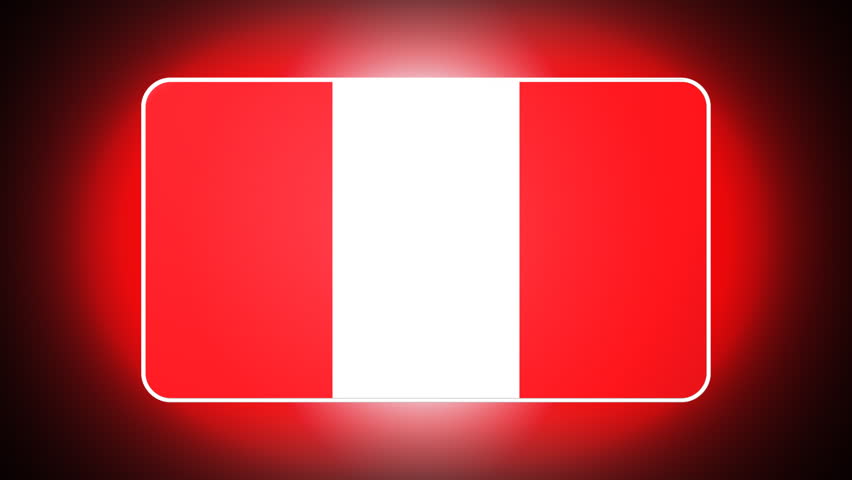 Peru 3D flag - HD loop 