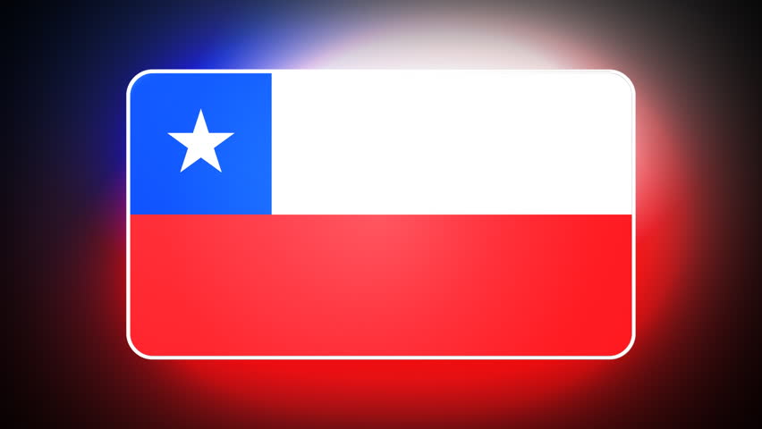 Chile 3D flag - HD loop 