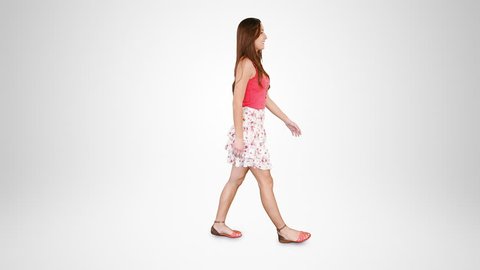 Female walking silhouette #AD , #sponsored, #SPONSORED