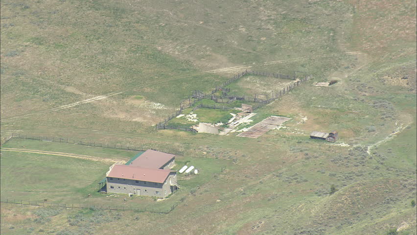 AERIAL United States-Small Ranch By The Missouri River 2012