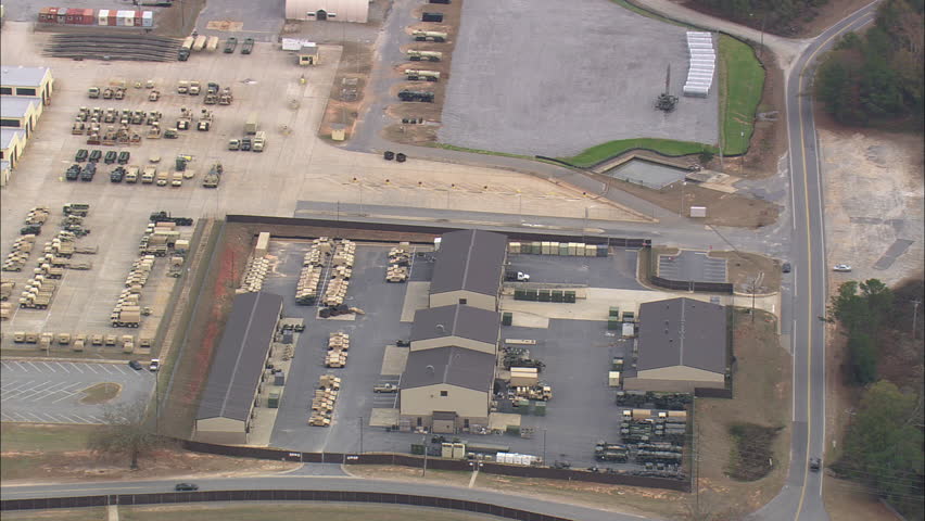 AERIAL United States-Passing Over Fort Benning 2008