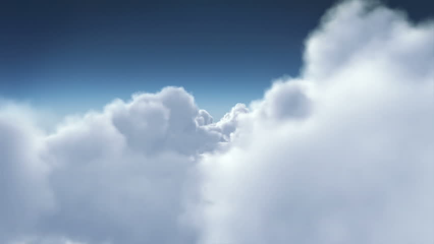 Flying through cumulus clouds without sun and lens flares. Cloudy sky, clean view. Loopable. More options in my portfolio. Royalty-Free Stock Footage #11745977