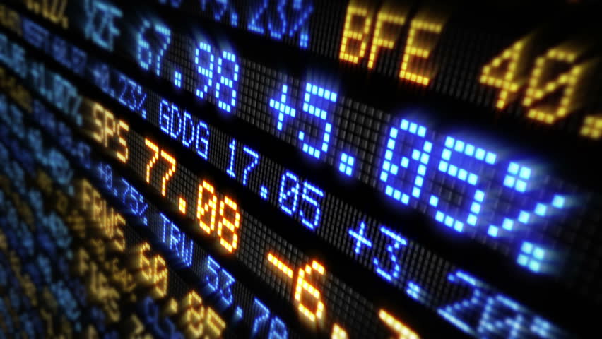 Stock Market Tickers. Loopable. Blue-Orange and Red-Green. 2 videos in 1 file. Digital animation of Stock Market prices passing by. Lateral view. More options in my portfolio. Royalty-Free Stock Footage #11746022