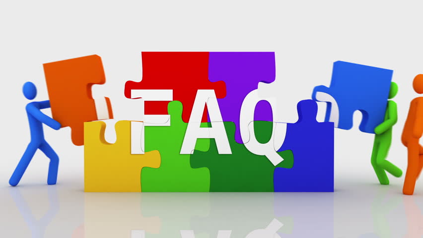 Faq Puzzle. White Background. 2 Stock Footage Video (100% Royalty-free) 11746520 | Shutterstock