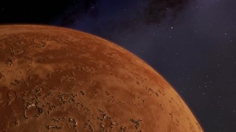 Hurricane On Mars Space 4k Stock Footage Video (100% Royalty-free ...