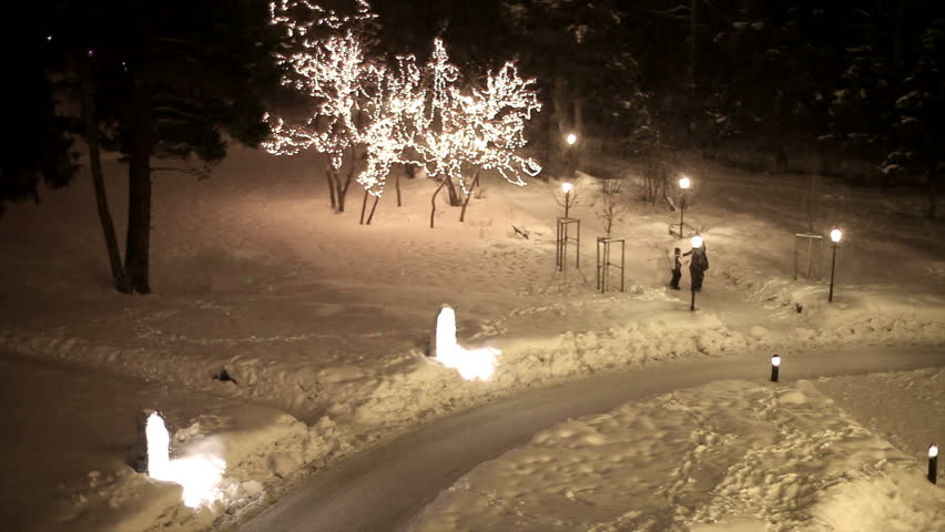 Snow in St. Moritz Switzerland