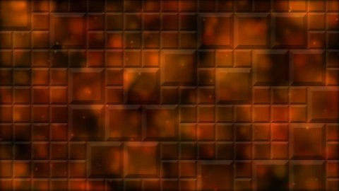 Tiled Background and Light Animation - Loop Orange