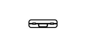 Business Case Animation Line Icon