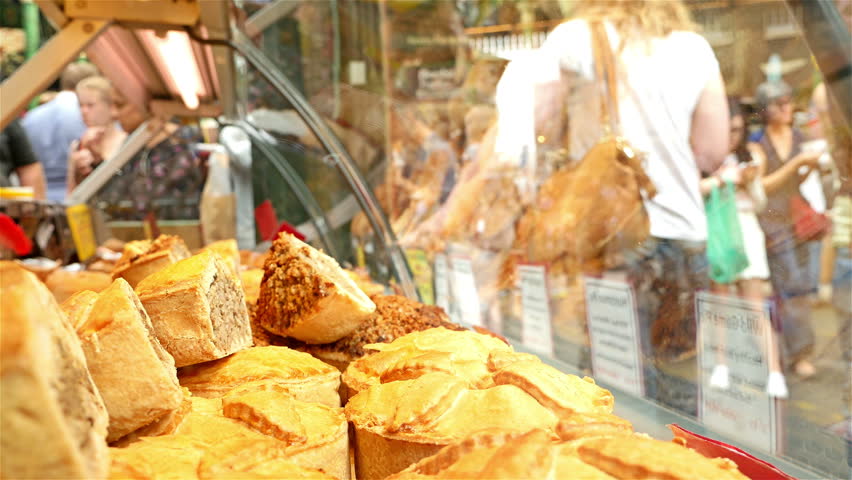 Bread in Borough Market in London, United Kingdom