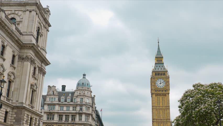 Big Ben and London building, establishing shot.. Shot in RAW 4K